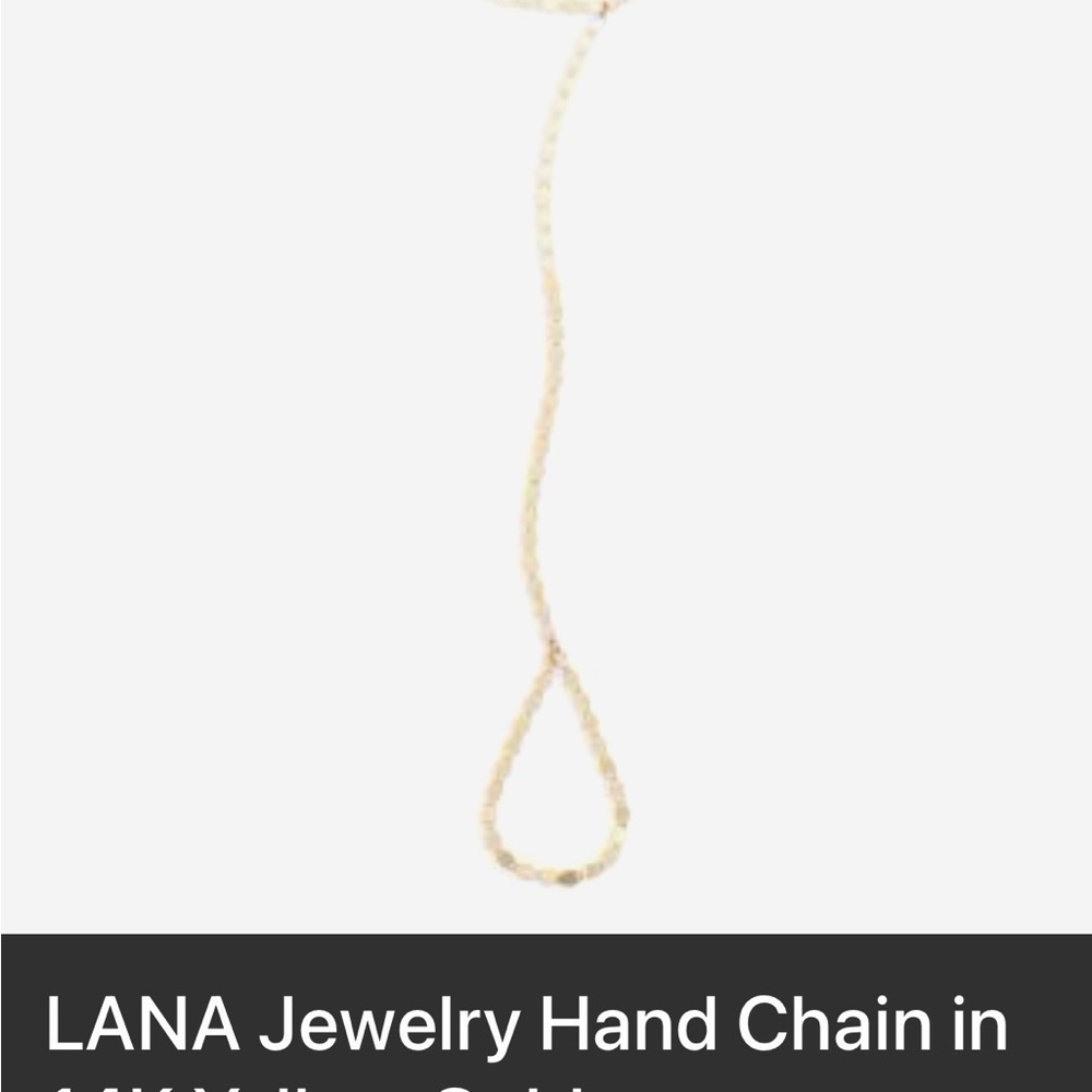 a.n.a Gold Hand Chain Necklace - Gold Tone